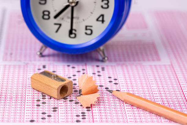 istock The competitive exams to measure learning, Optical form, test, exam 1272804993