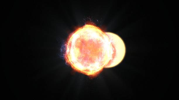 istock The Bright yellow sun of our solar system realistic 3D rendering and 3d illustration 1272809499