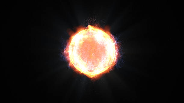 istock The Bright yellow sun of our solar system realistic 3D rendering and 3d illustration 1272809504
