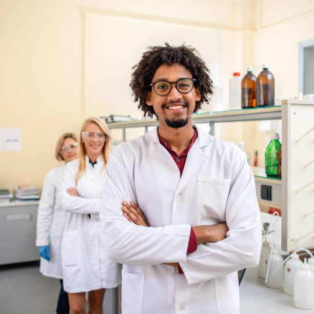 istock Portrait of scientist posing in lab 1272810654