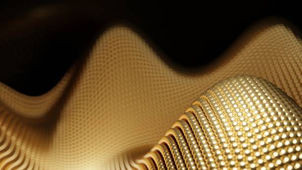 istock Golden glitter luxury background, bokeh and blur style concept. 1272812097