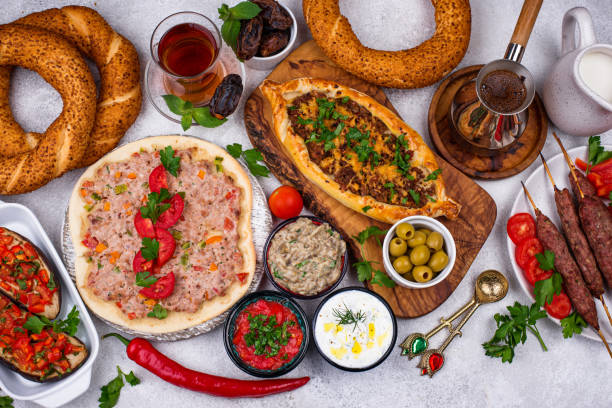 istock Traditional Turkish or Middle eastern dishes 1272812562