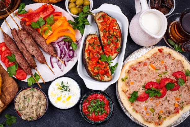 istock Traditional Turkish or Middle eastern dishes 1272812577