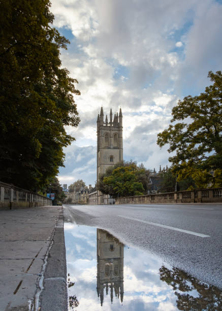 istock Magdalen Tower looking itself at the mirror 1272815955