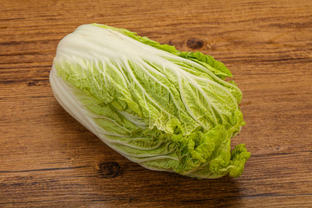 istock Green fresh tasty Chinese cabbage 1272817597
