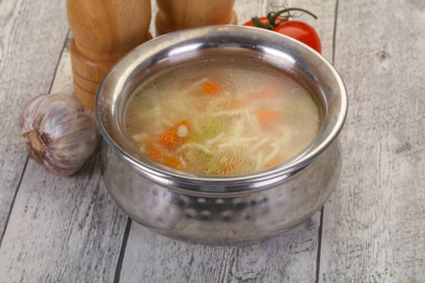 istock Chicken soup with noodles 1272817680