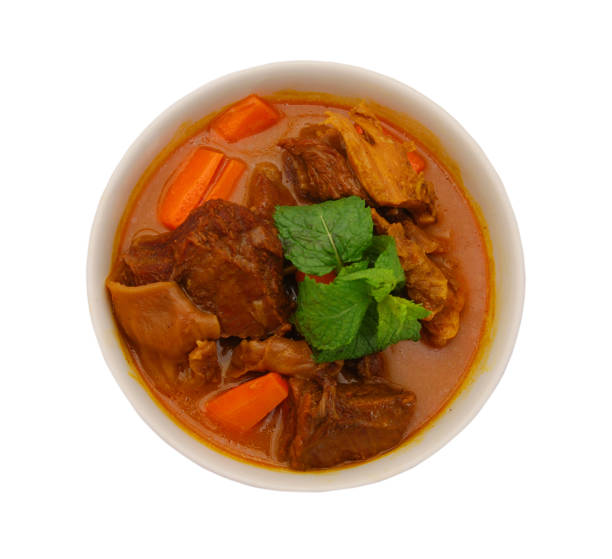 istock Beef Stew Vietnamese cuisine on white 1272818699