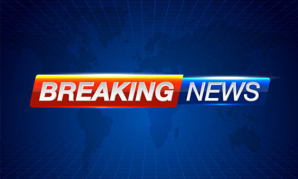 istock Breaking News on World Map Background. Planet News Background Business Technology. Vector illustration template for your design. 1272819207