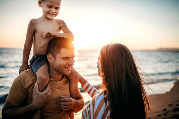 istock Happy family on vacation 1272821250