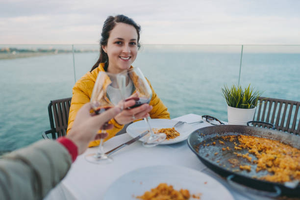 istock Couple celebrating anniversary in restaurant 1272823646