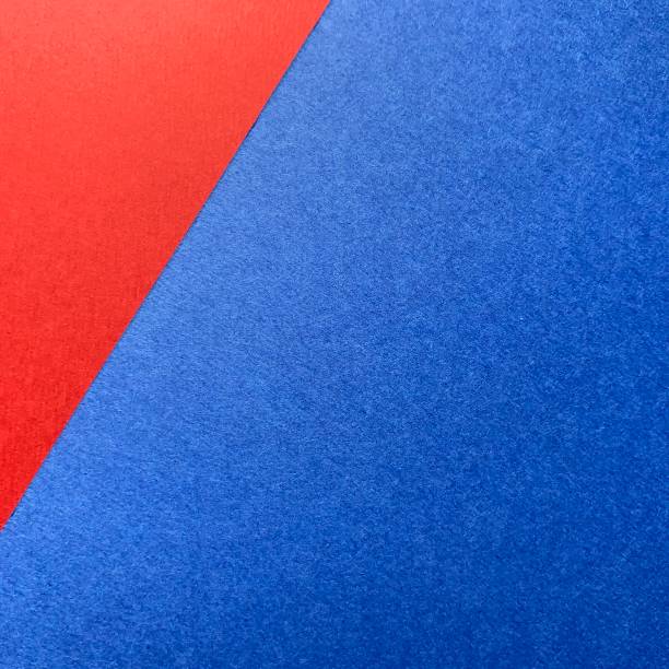 istock Red and Blue Paper Background 1272825194