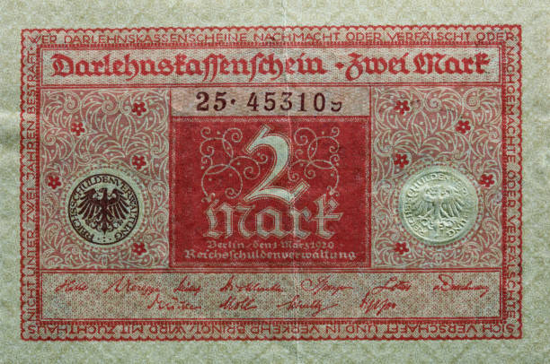 Vintage German 2 Marks Paper Money issued in 1920