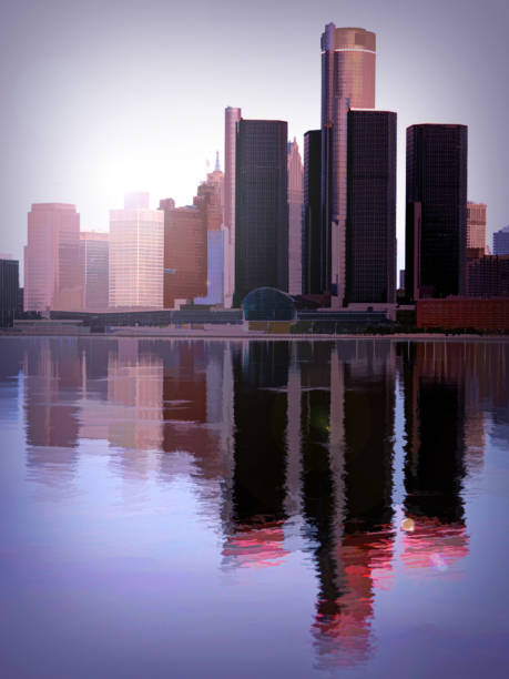 istock Detroit, Michigan - Skyline at Dawn 1272830109