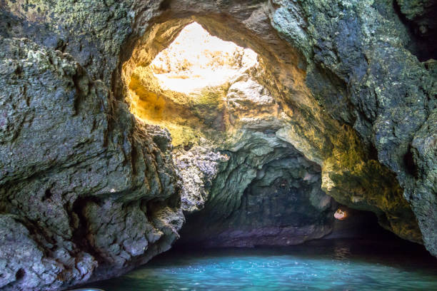 istock Grotto in Ponta de Piedade, Portugal 1272830748