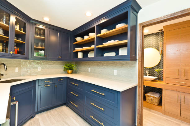 istock Remodeled Contemporary Bar Pantry Room 1272831423