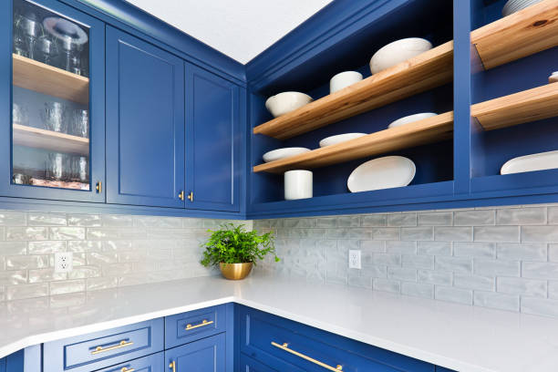 istock Remodeled Contemporary Bar Pantry Room 1272832280