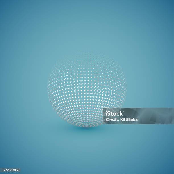 White Sphere Pattern Abstract White Pattern Sphere Vector Illustration Stock Illustration ...