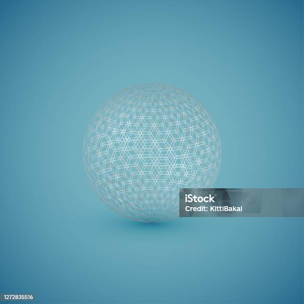 White Sphere Pattern Abstract White Pattern Sphere Vector Illustration Stock Illustration ...