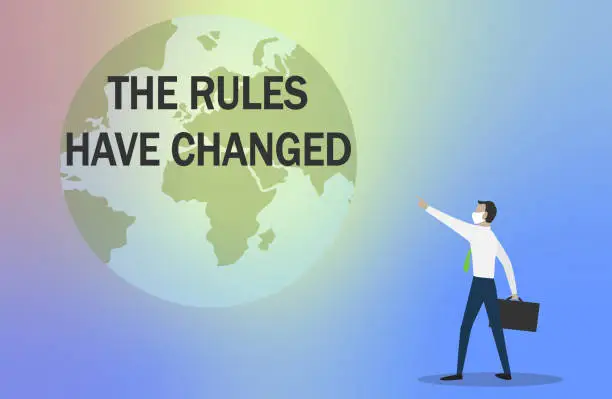 Vector illustration of The Rules Have Changed