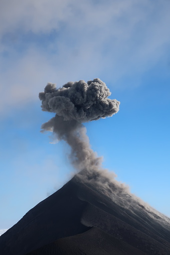 Mount Etna volcano in Sicily Italy