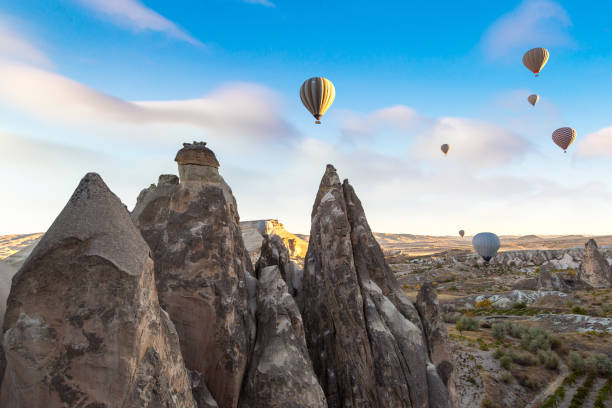 istock Hot air Balloons flight in Cappadocia 1272848399