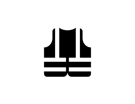Safety west icon. Isolated safety west symbol - Vector