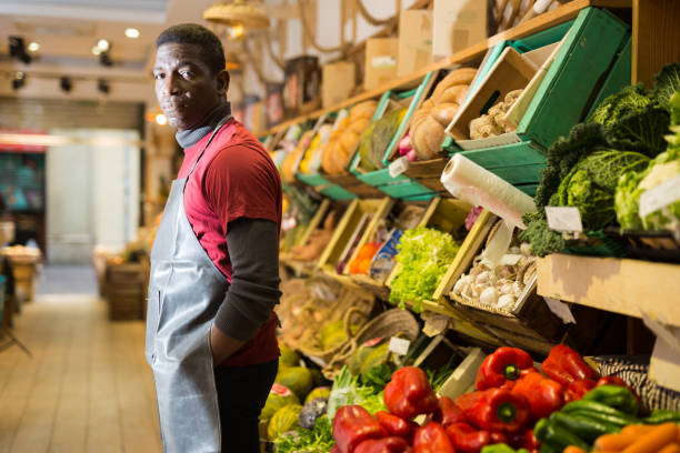 istock Confident greengrocery owner 1272859738