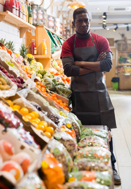 istock Confident greengrocery owner 1272859759