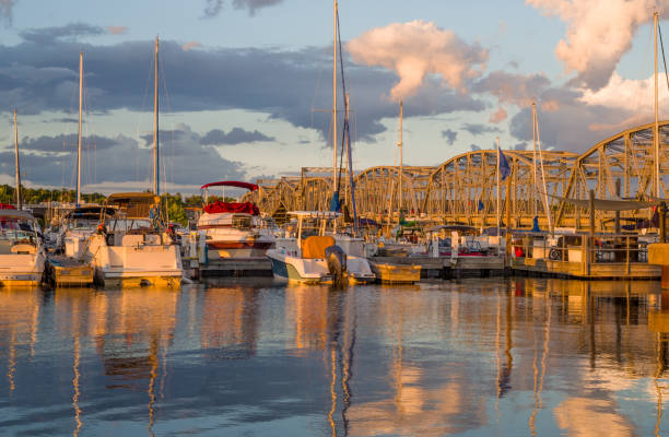 istock Wisconsin Port on a Summer Evening 1272862180