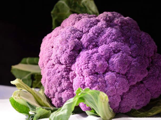 istock Fresh pink purple cauliflower 1272863435