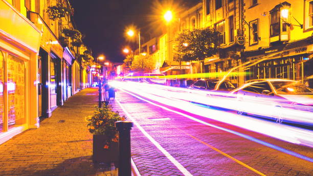 istock City lights, town by night 1272868952
