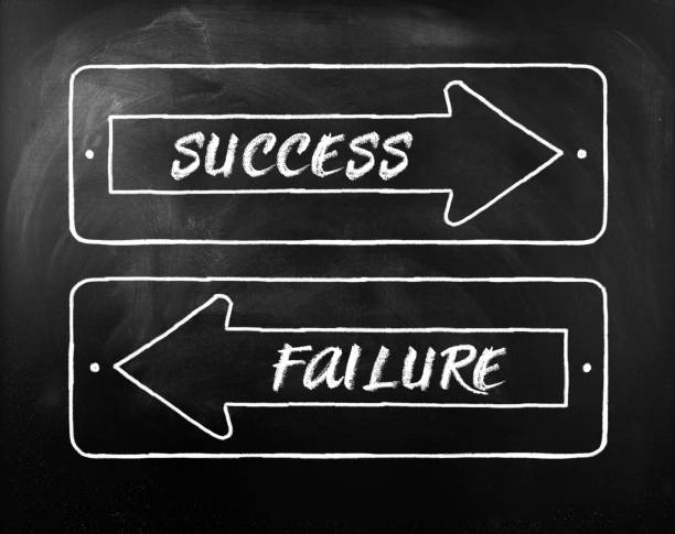 istock Choice Success or Failure written on opposite arrows on Blackboard 1272870703