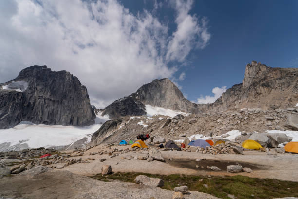 istock Super natural campground in Bugaboos provincial park, surrounded with mountains and glaciers 1272871772
