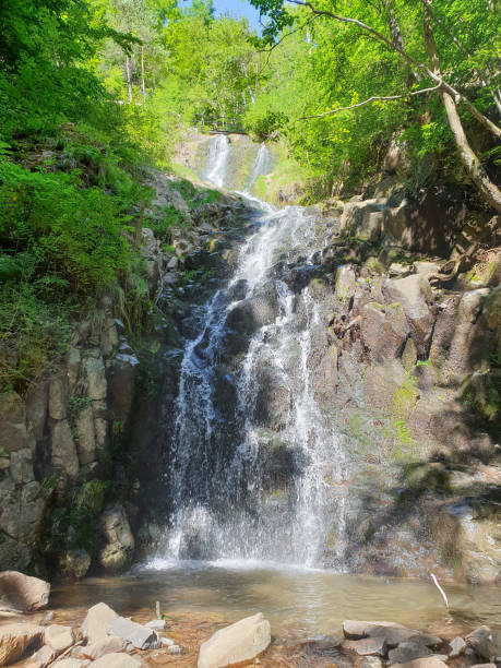 istock Saritoarea waterfall in Stanija, Buces, Romania 1272871988
