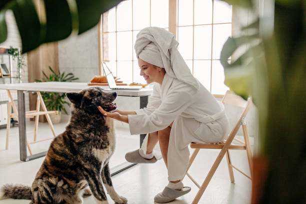 istock Beautiful morning with my dog 1272874105