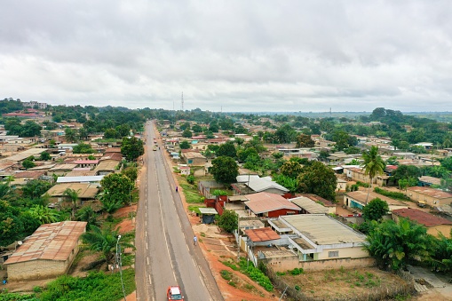 Photo taken on September 6  showing the sublime city of Dimbokro in Ivory Coast.