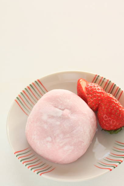 istock Japanese food, strawbery daifuku mochi 1272878708