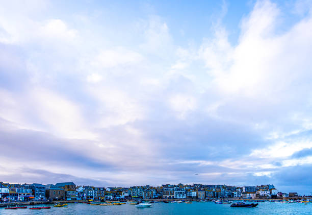 View of St Ives in the evening, Cornwall, UK