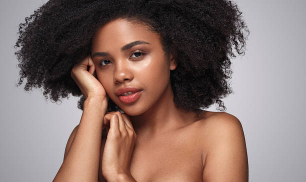 istock Pretty African American model looking at camera 1272890431