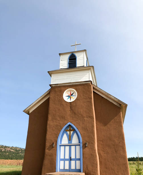 istock La Cueva (Mora County), NM: San Rafael Church Close-Up 1272897204