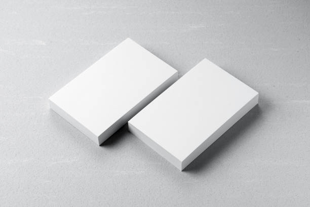 istock A plain business card on a gray background 1272904391