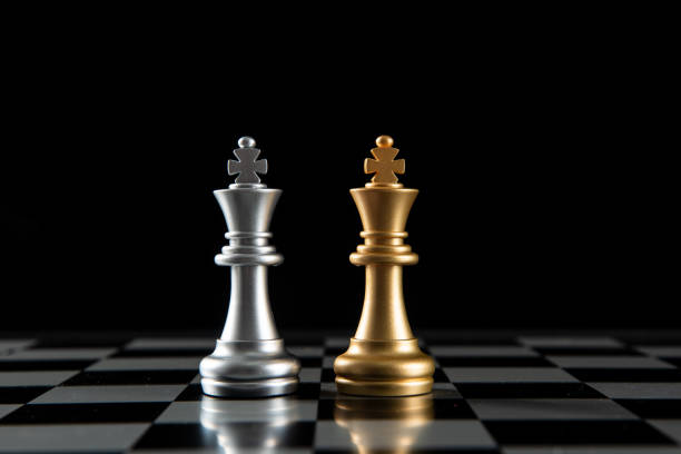 istock chess board game for ideas and competition and strategy, business success concept 1272904400