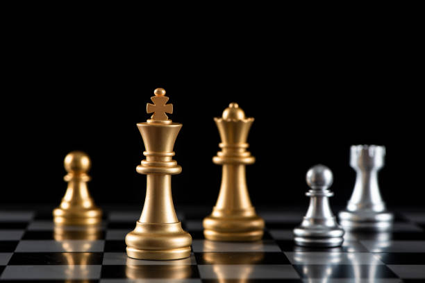 istock chess board game for ideas and competition and strategy, business success concept 1272904458