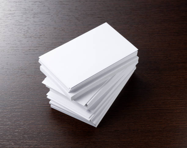 istock A plain business card placed against a wooden background 1272904462