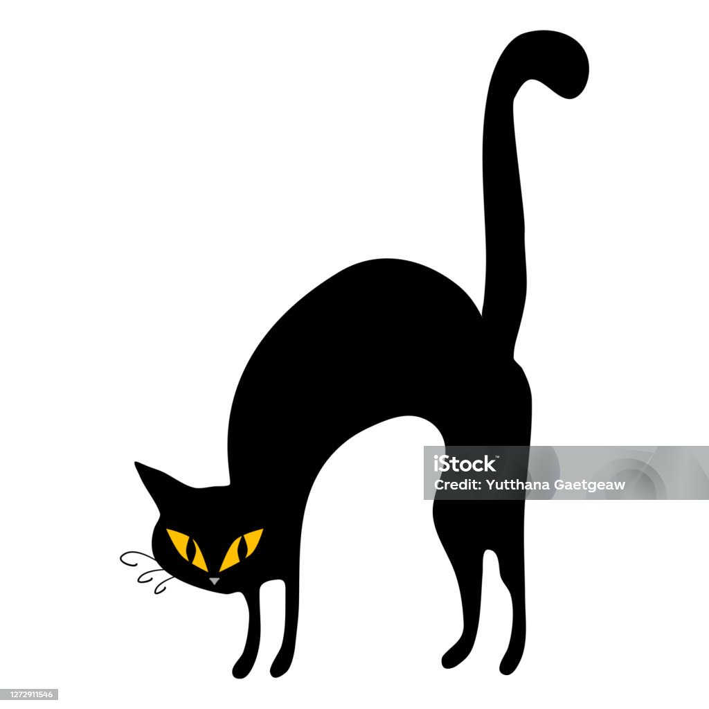 Black Cat Icon Stock Illustration - Download Image Now - Domestic Cat,  Spooky, Horror - iStock