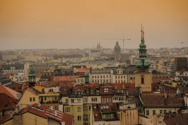 istock Czech Republic Prague on sunset 1272923706