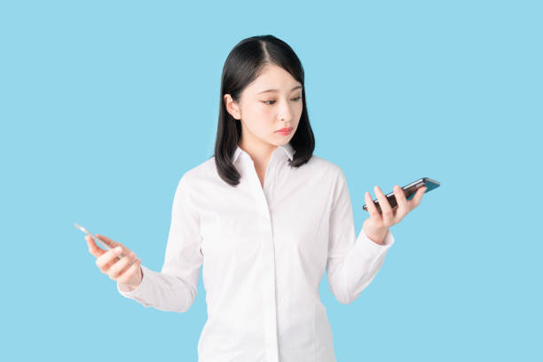 istock Comparison of smart phones concept. 1272924079