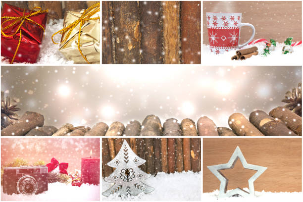 istock Collage of christmas decorations 1272924201