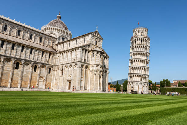 istock Leaning Tower and Pisa Cathedral - Tuscany Italy 1272927489