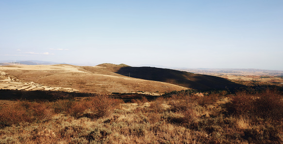 natural park of the moncayo in summer
